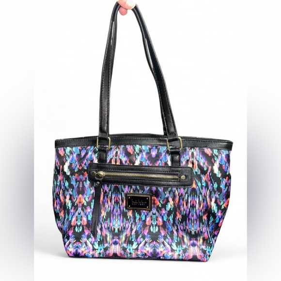 Nicole Miller Vibrant Multicolor Shoulder Bag - Picture 3 of 9